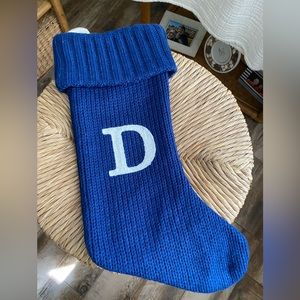 TARGET WONDERSHOP INITIAL MONOGRAM LETTER D
CHRISTMAS STOCKING